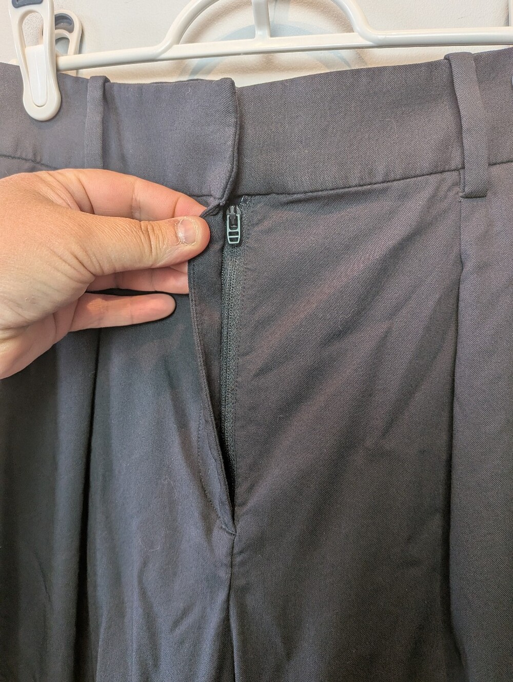 Lululemon Pleat-Front High-Rise Trouser *Regular Size 8 Black Pockets Fly Front - Picture 7 of 16